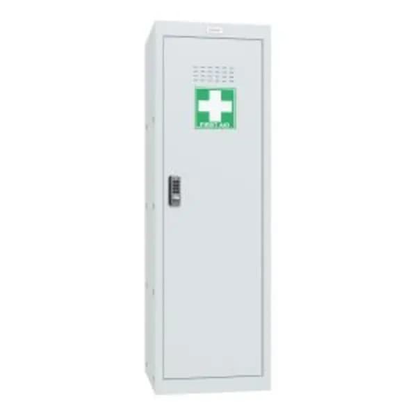 Image of Phoenix MC Series Size 4 Cube Locker in Light Grey with Electronic