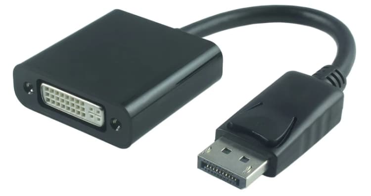 Image of Microconnect DPDVI015 video cable adapter 0.15 m DisplayPort DVI-I Bla