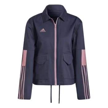 Image of adidas Tiro Cargo Track Top Womens - Blue