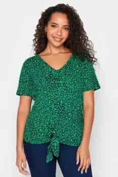 Image of Tie Detail T-Shirt