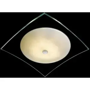 Image of Italux Torino Modern 2 Light Flush Ceiling Light, G9