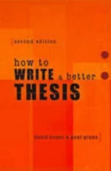 Image of How to Write a Better Thesis by David Evans Paperback