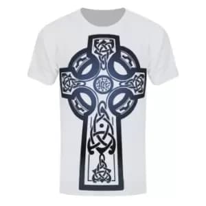Image of Unorthodox Collective Mens Celtic Cross Sub T-Shirt (Large) (White)
