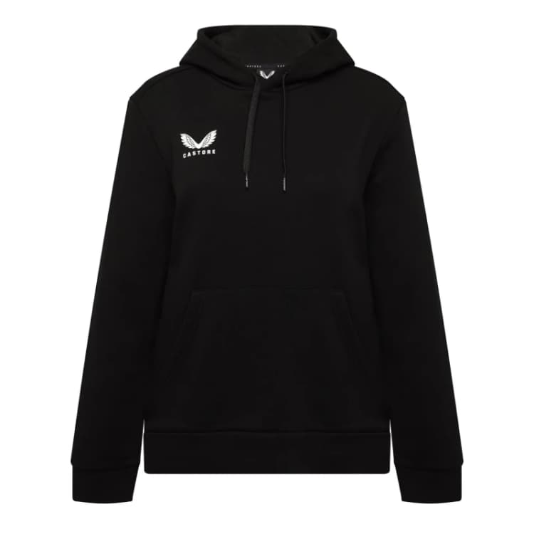 Image of Castore Castore Back Hoody Caviar Black female 6 (2XS)