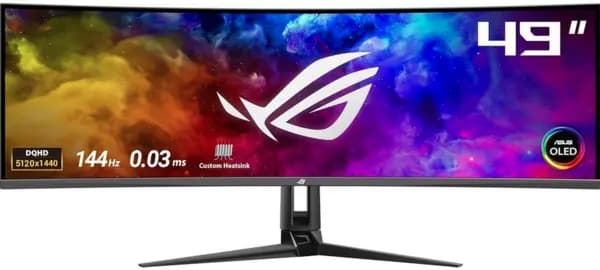 Image of ASUS ROG Swift 49" PG49WCD WideScreen Quad HD Curved Gaming OLED Monitor