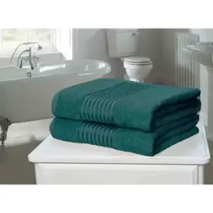 Image of Rapport Home Furnishings Windsor 500gsm Towel Bale - 2 Piece - Teal