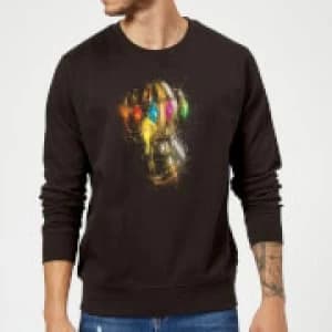 Image of Avengers Endgame Infinity Gauntlet Warlord Sweatshirt - Black