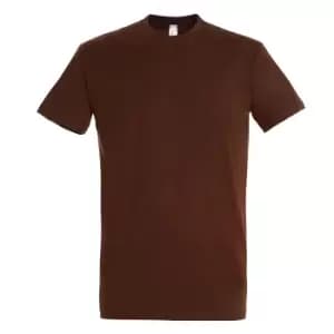 Image of SOLS Mens Imperial Heavyweight Short Sleeve T-Shirt (XXL) (Earth)
