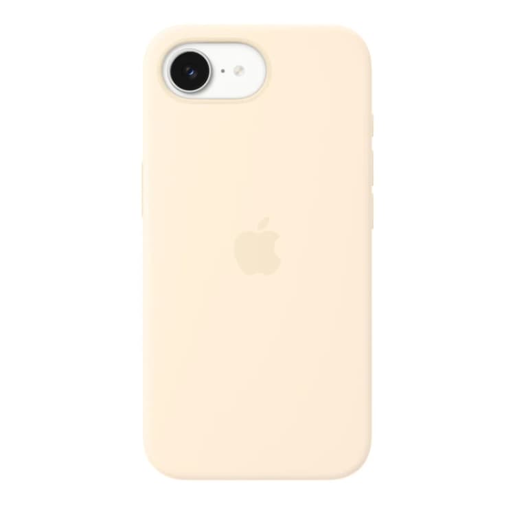 Image of Apple Apple iPhone 17e Silicone Case with MagSafe - Vanilla MHWG4ZM/A