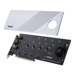 Image of Asus Hyper M.2 x16 Gen 4 Card (PCIe 4.0/3.0), Supports four NVMe M.2 Devices & PCIe 4.0 NVMe RAID and Intel RAID-on-CPU