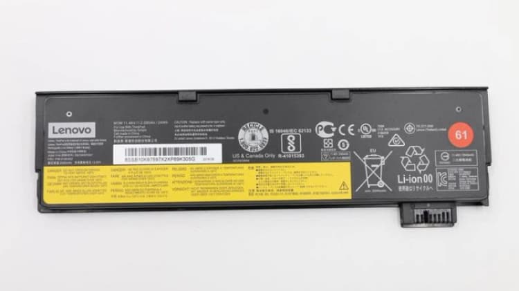Image of Lenovo 01AV424 laptop spare part Battery
