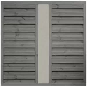 Image of Rowlinson Palermo Solid Fence 3pk - 6x3