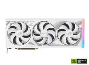 Image of ASUS ROG -STRIX-RTX4080-16G-WHITE NVIDIA GeForce RTX 4080 16GB GDDR6X