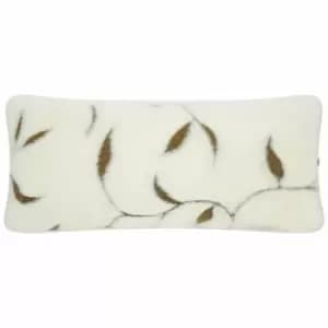 Image of Native Natural Merino Wool 40Cm Pillow - Leaf