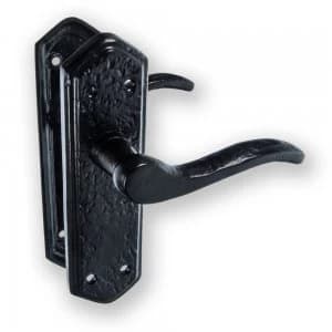 Image of LocksOnline Wentworth Door Handle Set on Backplate