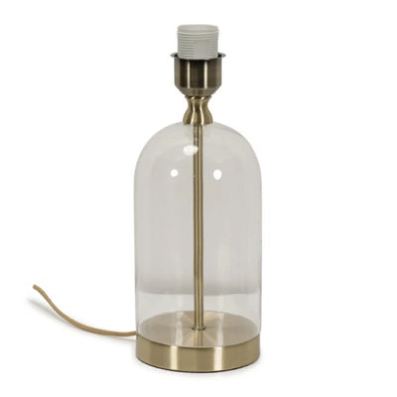 Image of ValueLights Jessy Glass Gold Table Lamp Base Gold