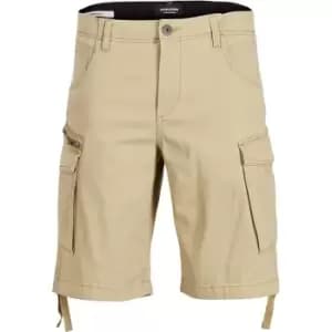 Image of Jack and Jones Cargo Shorts - Beige