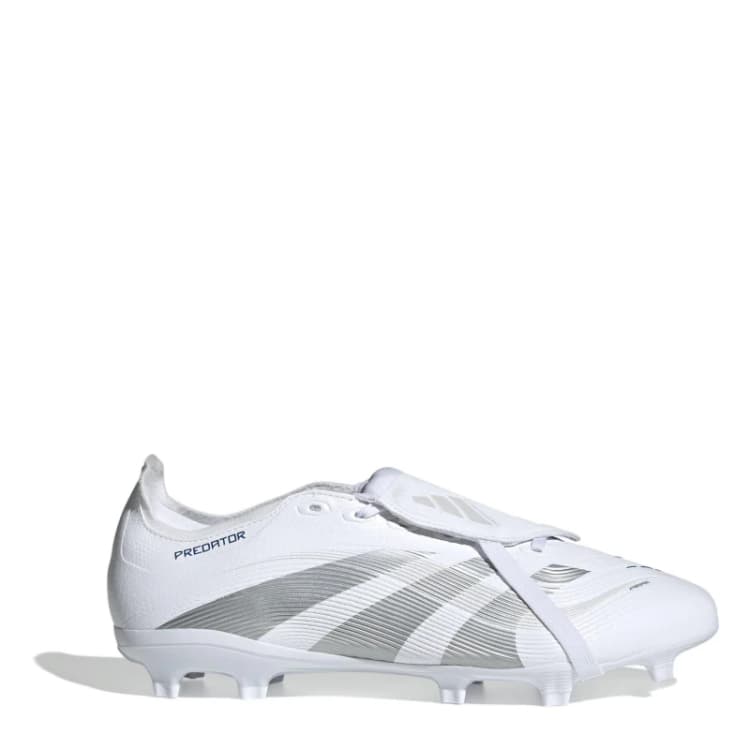 Image of adidas Predator League Fold-Over Tongue Firm Ground Football Boots - White White 6
