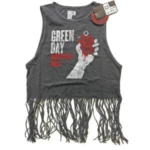 Image of Green Day - American Idiot Vintage Womens X-Large T-Shirt - Grey