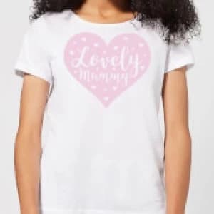 Image of Lovely Mummy Womens T-Shirt - White - 3XL
