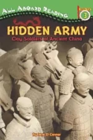 Image of hidden army clay soldiers of ancient china