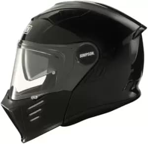 Image of Simpson Darksome Solid Motorcycle Helmet, black, Size XL, black, Size XL