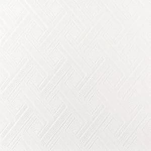 Image of Graham & Brown Superfresco White Diagonal fan Textured Wallpaper