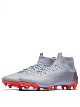 Image of Nike Mens Mercurial Superfly 6 Pro Firm Ground Football Boot Wolf Grey Size 8 Men