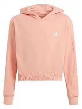 Image of Adidas Girls M Cover Up - Pink/White, Size 11-12 Years, Women