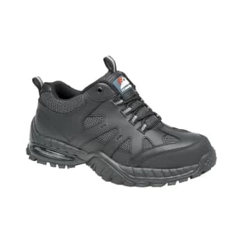 Image of 4041 Air Bubble Black Safety Trainers - Size 13