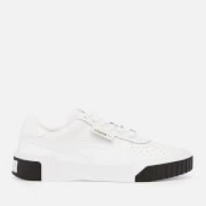 Image of Puma Womens Cali Trainers - Puma White/Puma Black - UK 3 - White