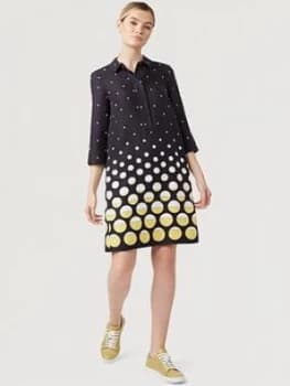 Image of HOBBS Jenna Dress - Navy/Multi, Size 18, Women