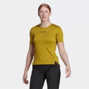Image of adidas Terrex Multi T-Shirt Womens - Green