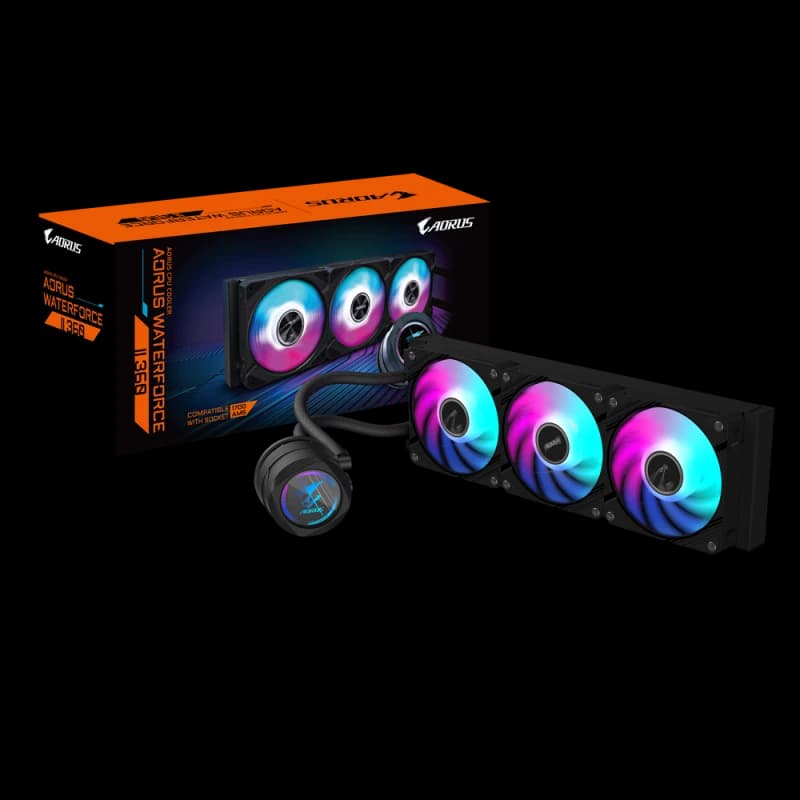 Image of Gigabyte AORUS WATERFORCE II 360 ARGB 360mm AIO Liquid Cooler
