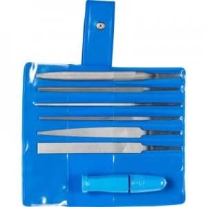 Image of PFERD 11702100 Key file set 100 mm cut 2 incl. quick release handle in plastic bag 100 mm