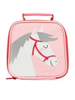 Image of Joules Girls Horse Lunch Bag - Pink