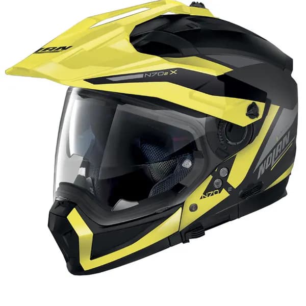 Image of Nolan N70-2 X Stunner 51 Flat Black ECE 22.06 Multi Helmet Size L