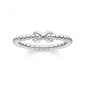 Image of THOMAS SABO Silver Beaded Infinity Ring TR2320-001-21