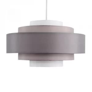 Image of Hampshire 5 Tier Grey Pendant Shade