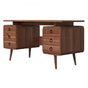 Image of Alphason Gaming Desk Somerset Wood Effect 750 x 1500 mm