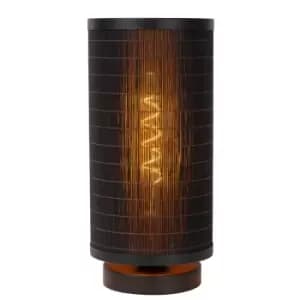 Image of Lucide Tagalog Small Table Lamp - Black