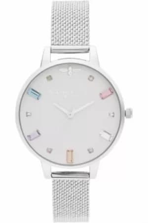 Image of Olivia Burton Demi Silver Boucle Mesh