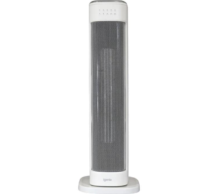 Image of IGENIX IGHT020DW Portable Tower Heater - White 5016368003459