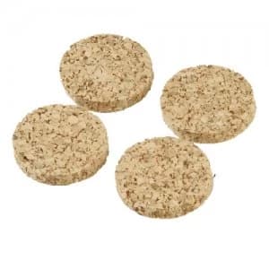 Image of Select Hardware Surface Gard Round Cork Pads 13mm 24 Pack