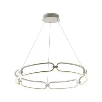 Image of Fan Europe Lighting - Fan Europe Infinity - Integrated LED Circular Ceiling Pendant - 60cm, White, 4000K