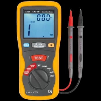 Image of Sealey TA319 Digital Insulation Tester