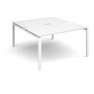 Image of Adapt II Starter Units Back to Back 1400mm x 1600mm - White Frame whi