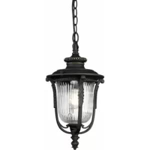 Image of Loops - Outdoor IP44 1 Bulb Wall Light Lantern Rubbed Bronze LED E27 150W