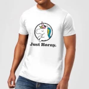 Image of Just Horny T-Shirt - White - 3XL