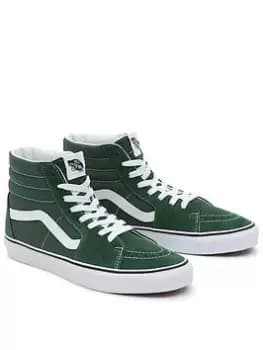 Image of Vans UA SK8-Hi - Green/White, Green/White, Size 9, Men